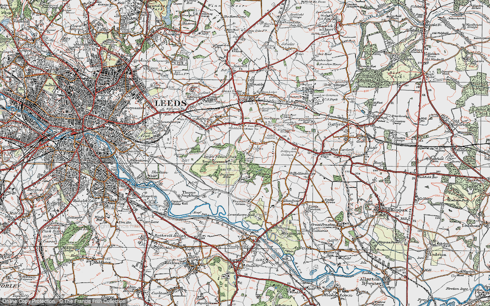 Old Map of Colton, 1925 in 1925