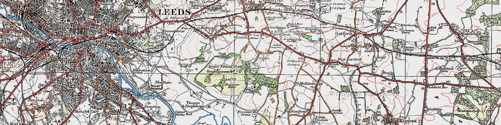 Old map of Colton in 1925