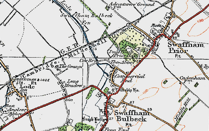 Old map of Commercial End in 1920