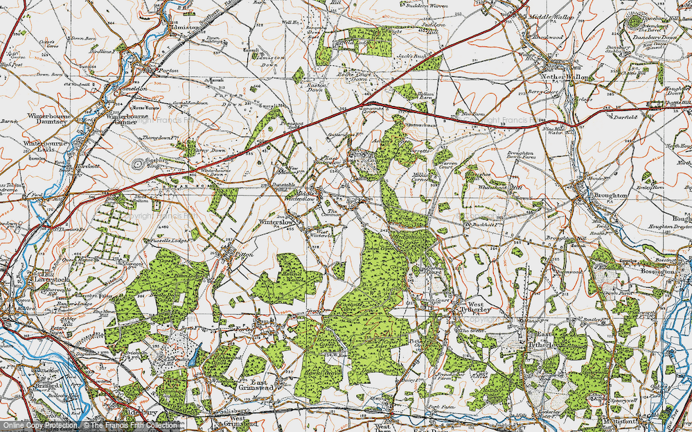 Old Map of Common, The, 1919 in 1919