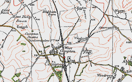 Old map of Agricultural Research Council's Field Station in 1919