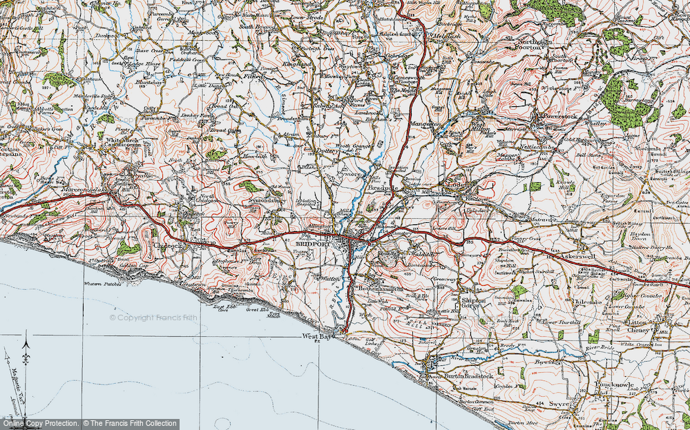 Old Map of Coneygar, 1919 in 1919