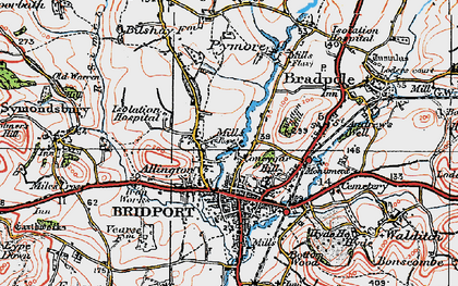 Old map of Coneygar in 1919