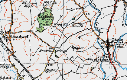 Old map of Conniburrow in 1919
