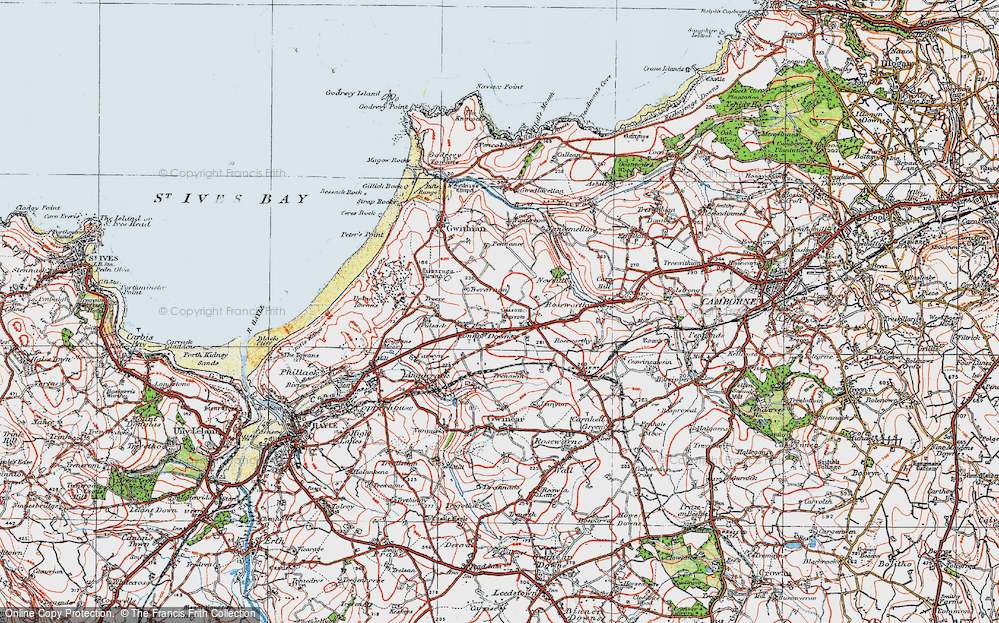 Old Map of Connor Downs, 1919 in 1919