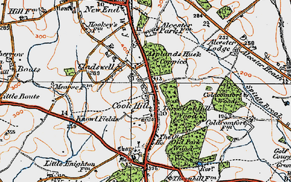 Old map of Cookhill in 1919