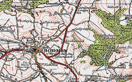 Old map of Cooksland in 1919