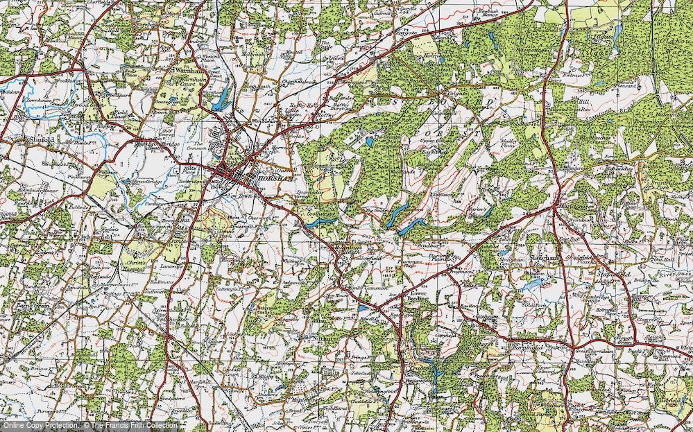 Old Map of Coolhurst Wood, 1920 in 1920