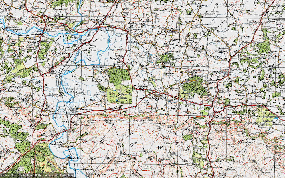 Old Map of Cootham, 1920 in 1920