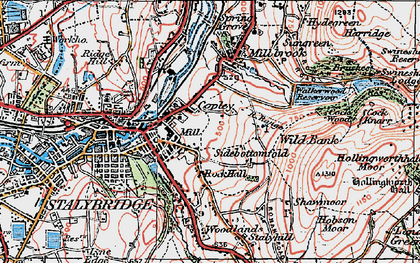 Old map of Wild Bank in 1924