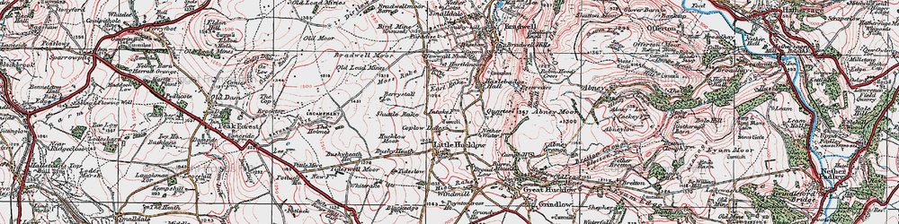 Old map of Berrystall Lodge in 1923