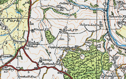 Old map of Coppicegate in 1921