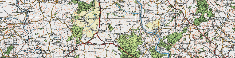 Old map of Coppicegate in 1921
