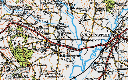 Old map of Coryton in 1919