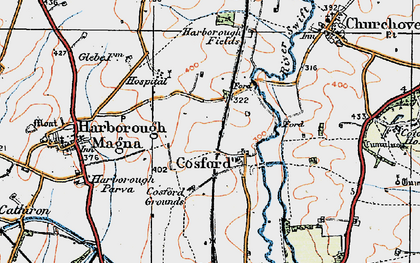 Old map of Lower Lodge Fm in 1920