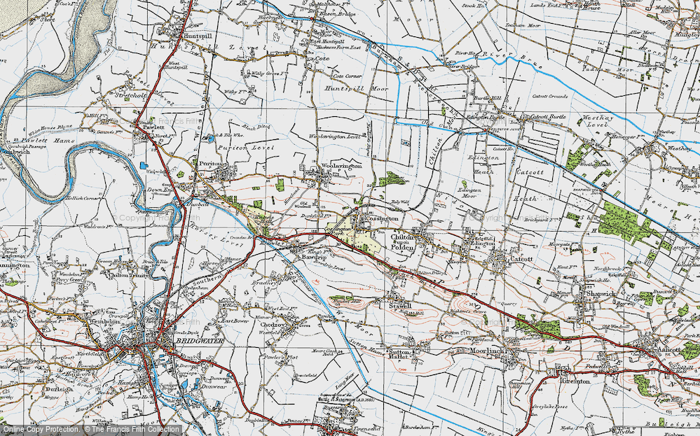 Old Map of Cossington, 1919 in 1919