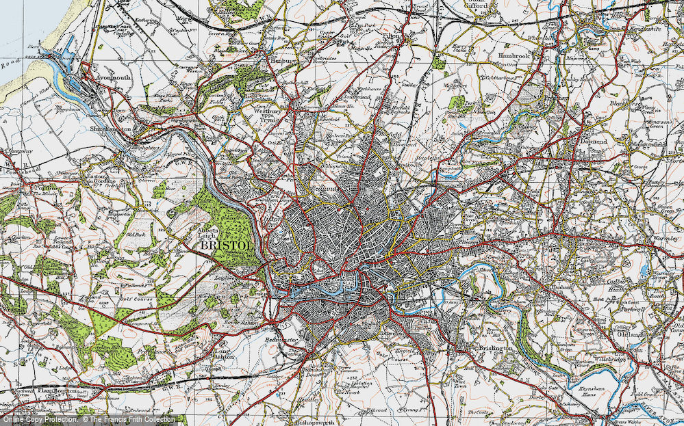 Old Map of Cotham, 1919 in 1919