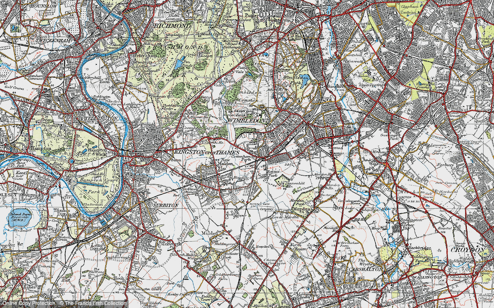 Old Maps of Cottenham Park, Greater London - Francis Frith