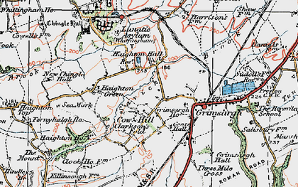Old map of Cow Hill in 1924
