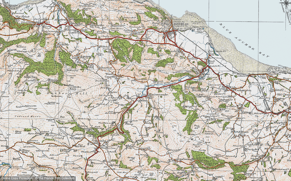 Old Map of Cowbridge, 1919 in 1919