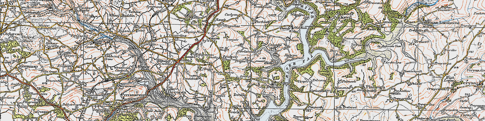 Old map of Cowlands in 1919