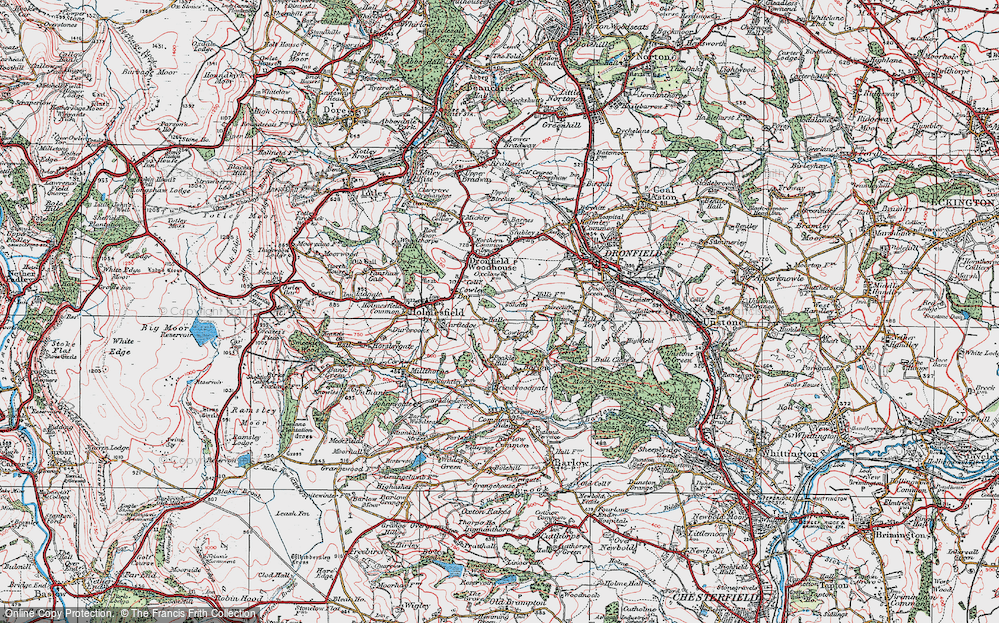 Old Map of Cowley, 1923 in 1923
