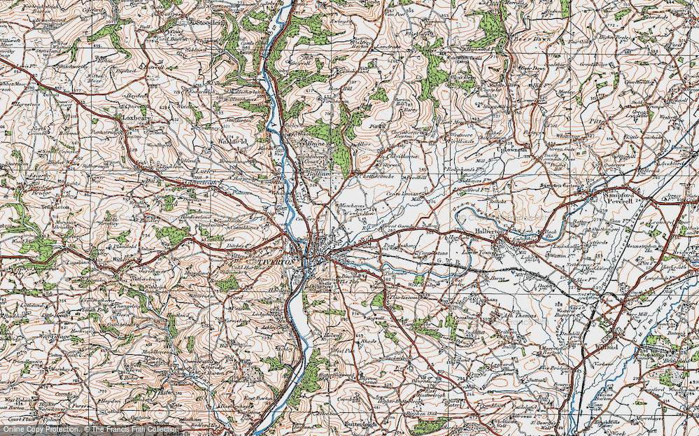 Old Map of Cowleymoor, 1919 in 1919