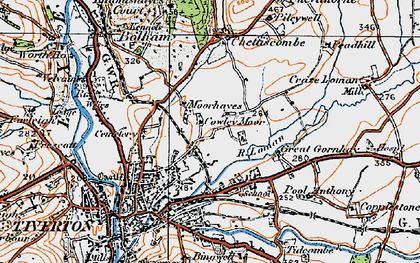 Old map of Cowleymoor in 1919
