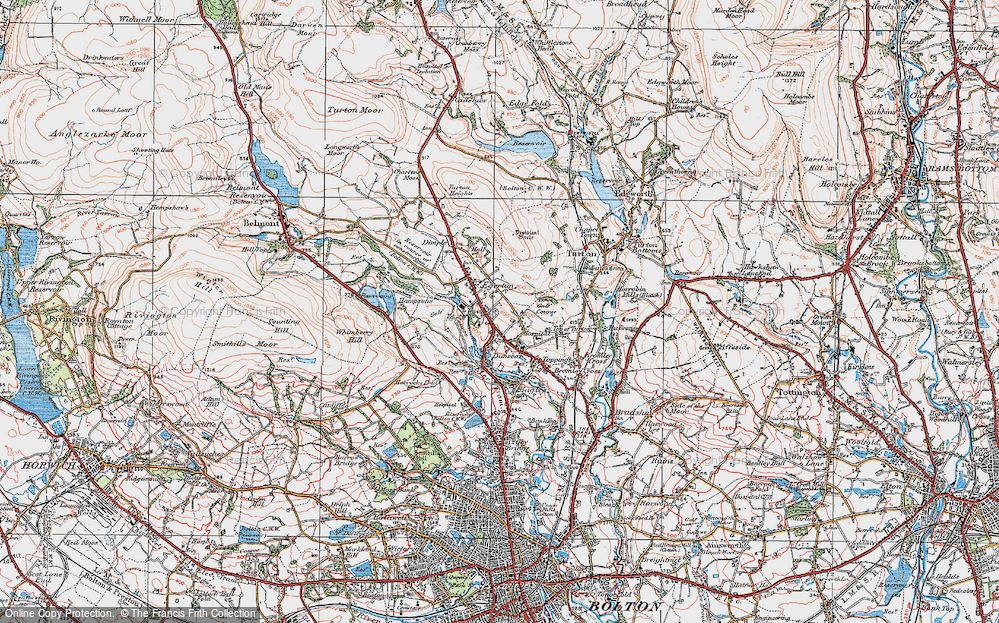 Old Map of Cox Green, 1924 in 1924