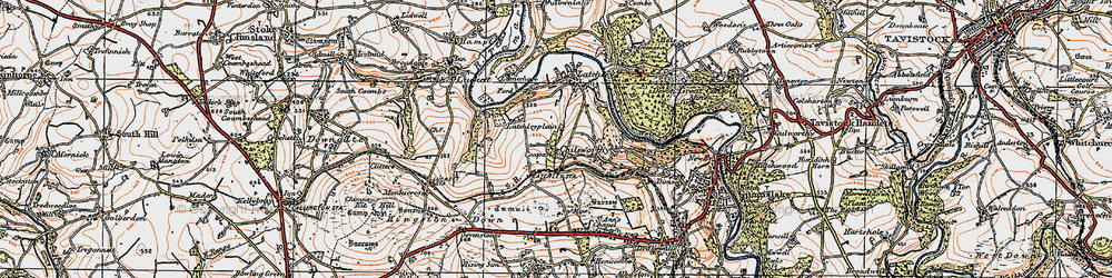 Old map of Coxpark in 1919