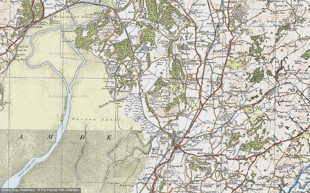 Old Map of Crag Foot, 1924 in 1924