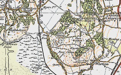 Old map of Crag Foot in 1924