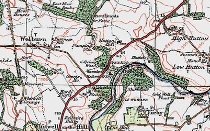 Old map of Crambeck in 1924
