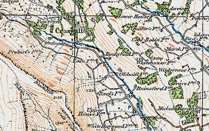 Old map of Craswall in 1919