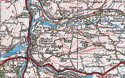 Old map of Crist in 1923