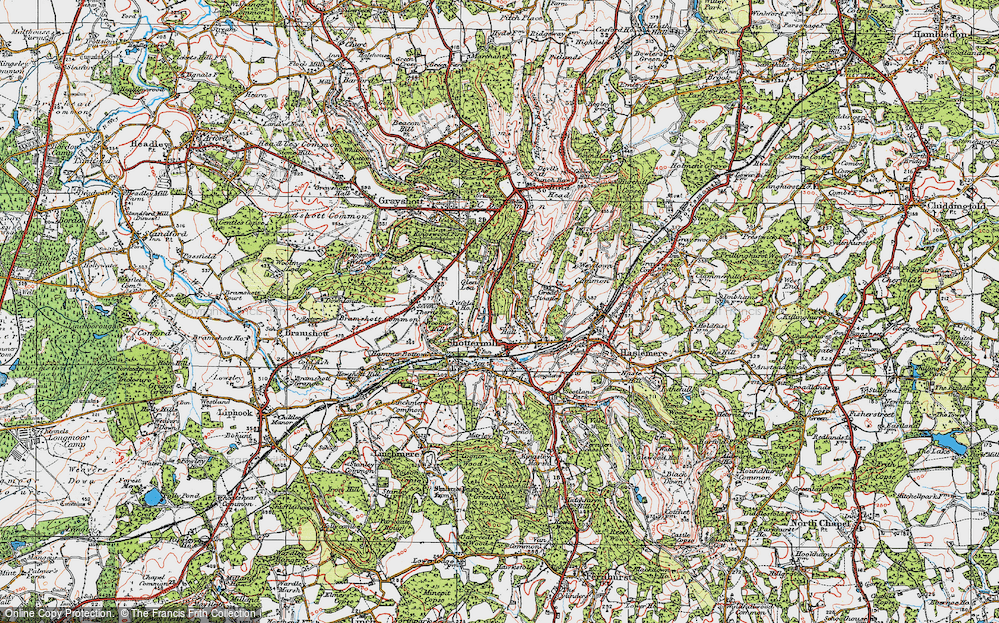Old Map of Critchmere, 1919 in 1919