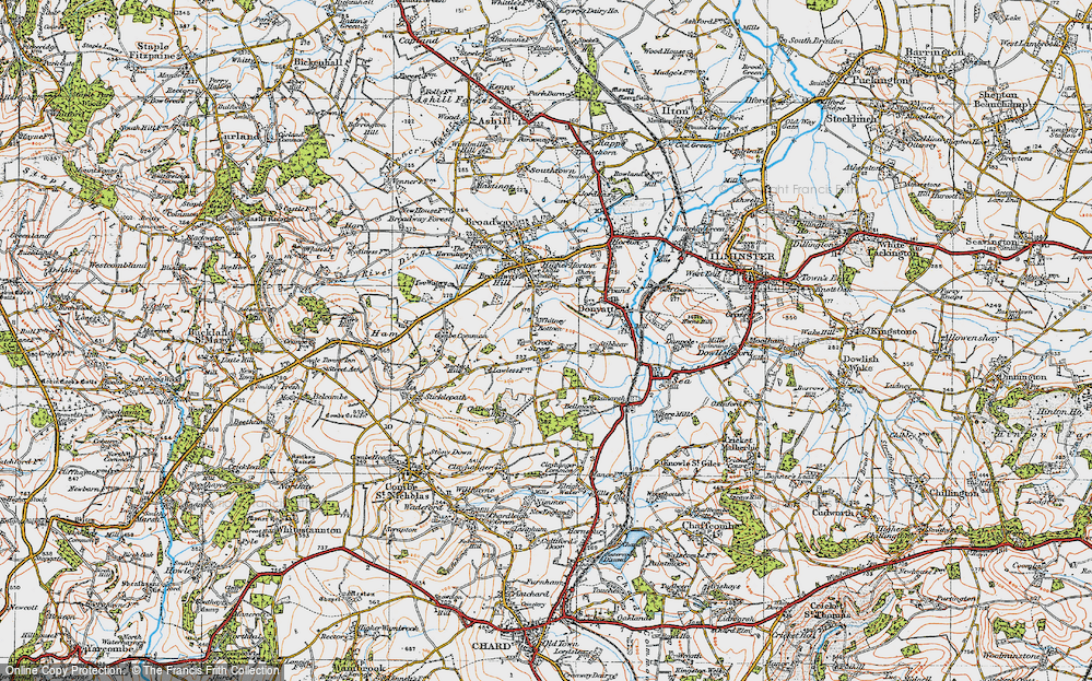 Old Map of Crock Street, 1919 in 1919