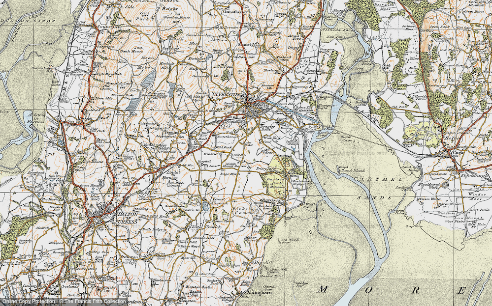 Old Map of Croftlands, 1925 in 1925