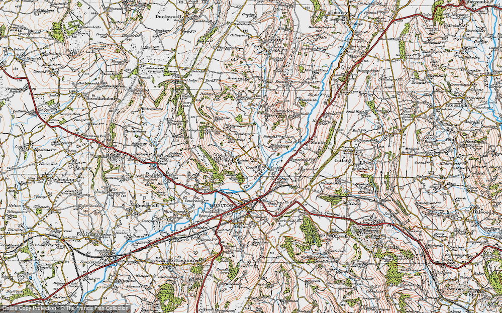 Old Map of Crook, 1919 in 1919