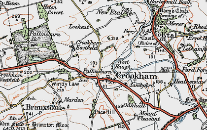 Old map of Crookham in 1926
