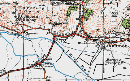 Old map of Cross in 1919