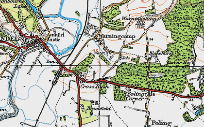 Old map of Blakehurst in 1920