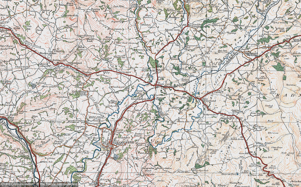 Old Map of Crossgates, 1923 in 1923