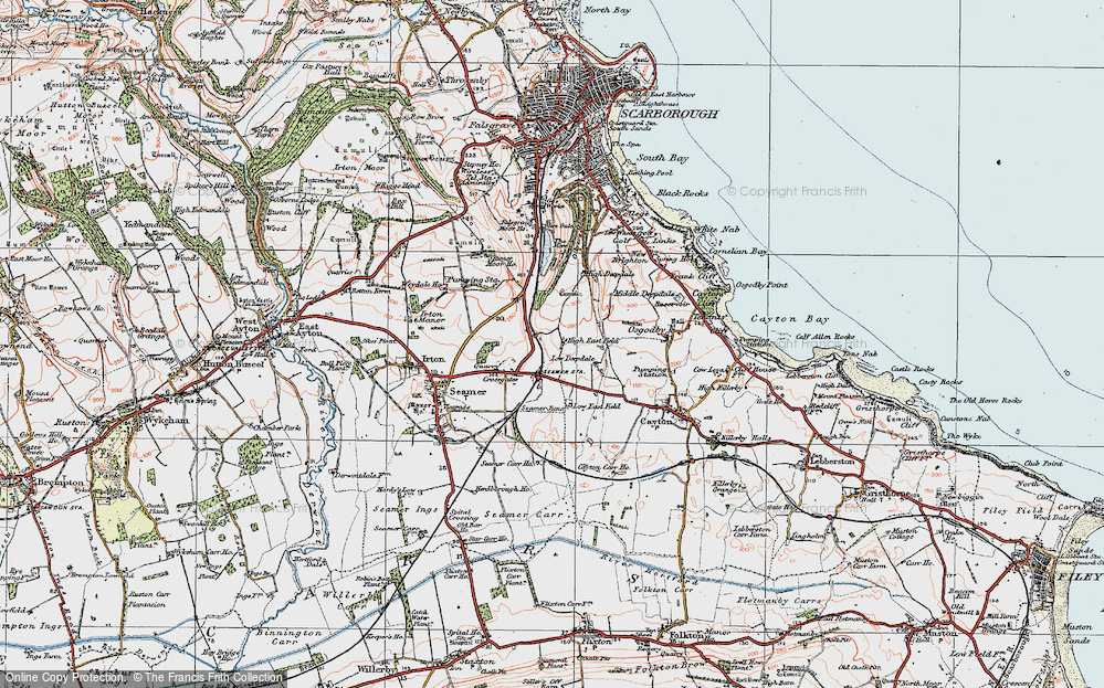 Old Map of Crossgates, 1925 in 1925