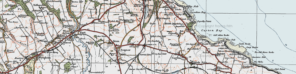 Old map of Crossgates in 1925