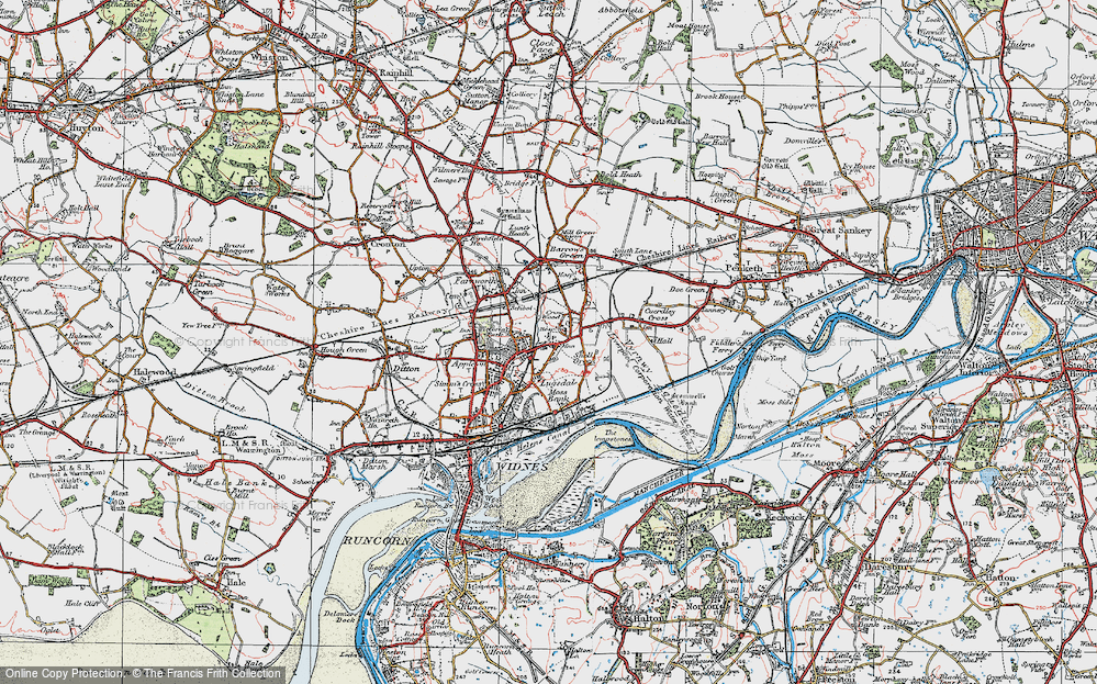 Old Map of Crow Wood, 1923 in 1923