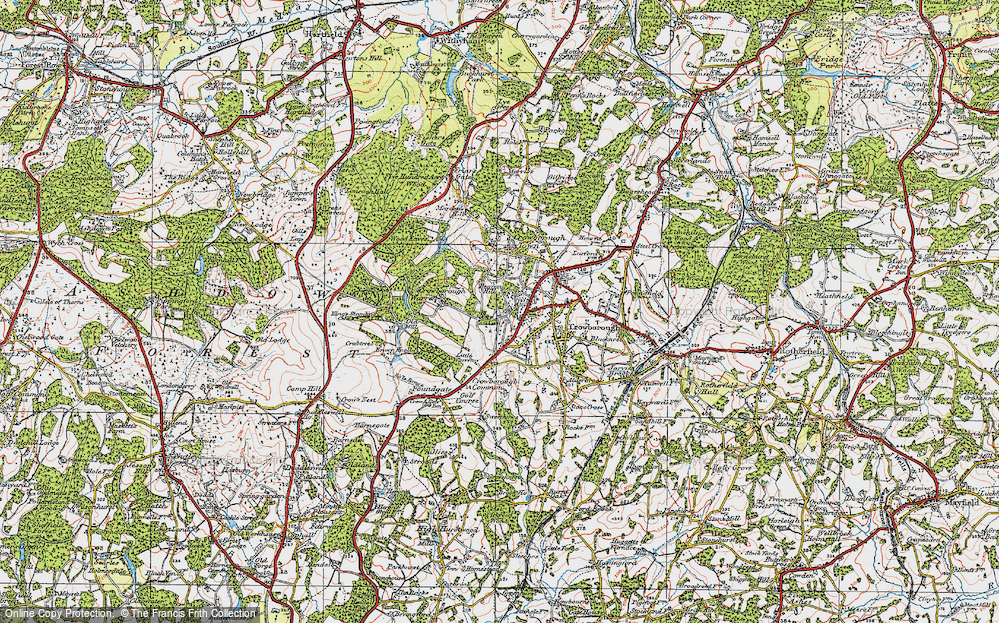 Old Maps of Crowborough Warren, Sussex - Francis Frith