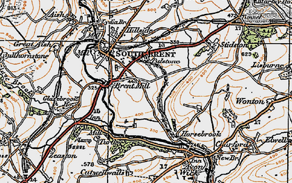 Old map of Crowder Park in 1919