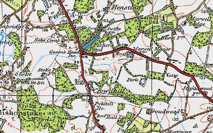 Old map of Crowdhill in 1919
