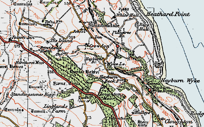 Old map of Wyke Lodge in 1925